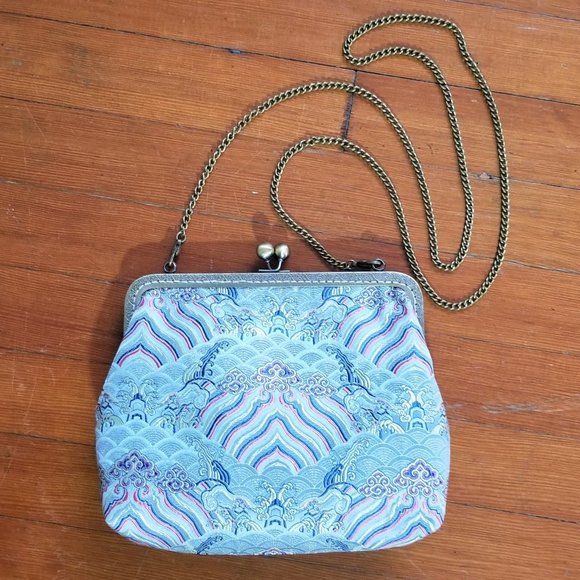 Gorgeous Blue Clutch/Mini Purse - Picture 1 of 8